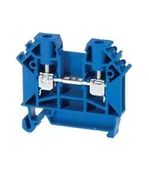 Kostki, złączki, wtyczki - Pokój SI Złączka-szynowa-gwintowana-ZUG-4-niebieski A11-A236 - miniaturka - grafika 1