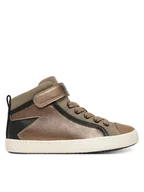 Buty dla dziewczynek - Geox Sneakersy J Kalispera J944GM 0NFGN C0533 S Brązowy - miniaturka - grafika 1
