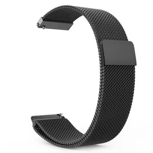 Opaska Pasek Bransoleta Milaneseband Garmin Garmin Venu 2S / Vivoactive 4S 18Mm Black - Akcesoria do smartwatchy - miniaturka - grafika 1
