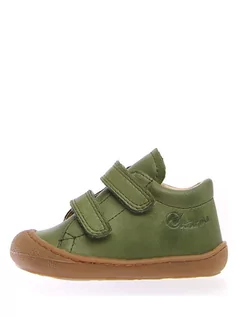 Buciki dla niemowląt - Naturino Skórzane buty "Cocoon" w kolorze zielonym do nauki chodzenia - grafika 1