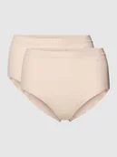 Majtki damskie - Figi z nadrukiem z logo w zestawie 2 szt. - miniaturka - grafika 1