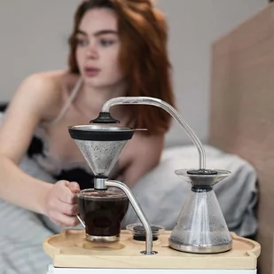 Ekspres do kawy Joy Resolve Barisieur Tea & Coffee Alarm Clock - Biały - Ekspresy do kawy - miniaturka - grafika 6