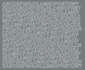 Pasmanteria - Litery samoprzylepne matowe, szare, 1 cm - miniaturka - grafika 1