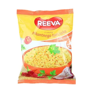 Nudle o smaku pikantego kurczaka "Reeva" 60g - Majonezy i dressingi - miniaturka - grafika 1