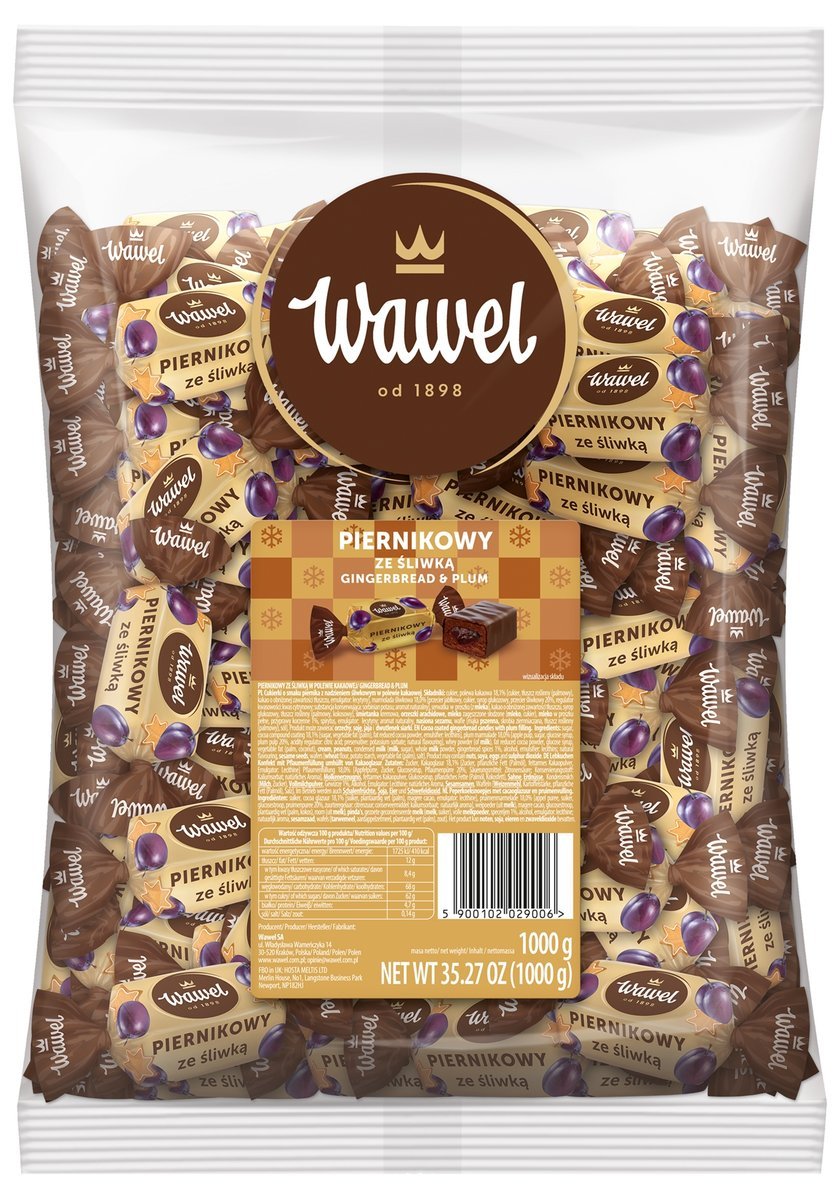 WAWEL CUKIERKI PIERNIK/ŚLI.1KG
