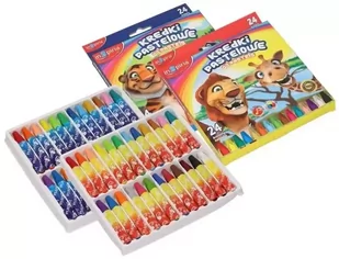 Kredki pastelowe 24 kolory - InSpiria - Kredki, ołówki, pastele i pisaki - miniaturka - grafika 1