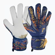 Piłka nożna - Rękawice bramkarskie Reusch Attrakt Grip premium blue/gold - miniaturka - grafika 1
