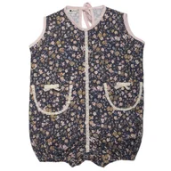 Rampersy - Hi Little One rampers dla dziewczynki BOHO FLOPI Navy roz S Pom Pom - miniaturka - grafika 1