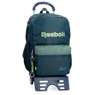 Plecaki szkolne i tornistry - Reebok Summerville Plecak szkolny z wózkiem Zielony 31x44x15 cms Poliester 20,46L by Joumma Bags, Zielony, plecak szkolny na kółkach - miniaturka - grafika 1