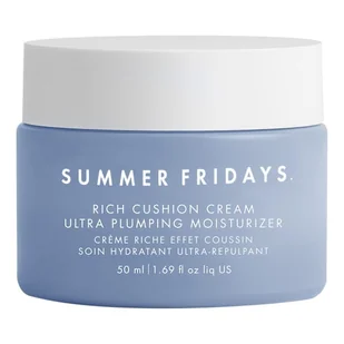 Summer Fridays - Crème Riche Effet Coussin - Krem Nawilżający I Ujędrniający - Overtime Rich Cushion Cream Plumping - Dla Kobiet - Kremy do twarzy - miniaturka - grafika 1