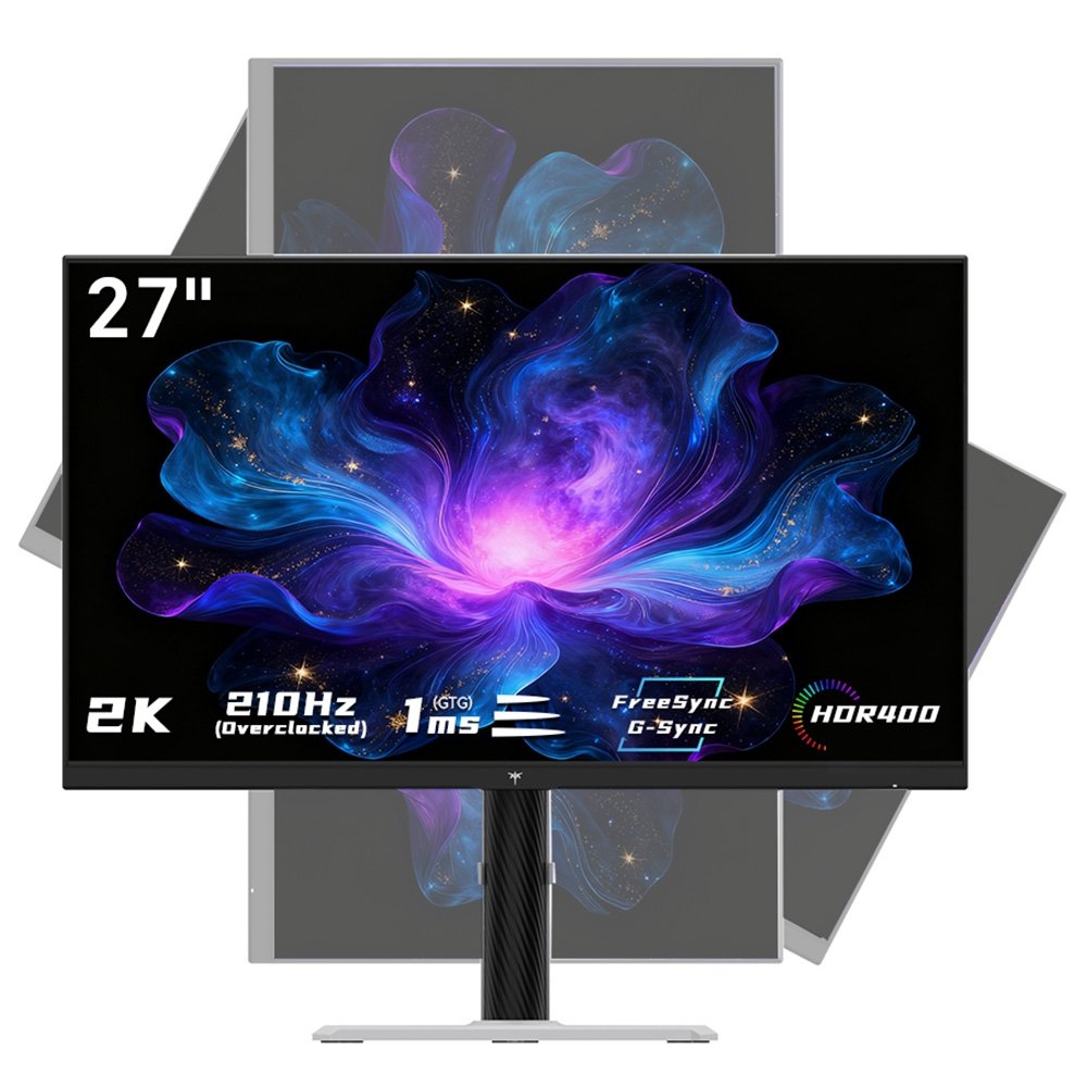 KTC H27T6 27” 16:9 210Hz, Panel Fast IPS, Rozdzielczość 2K QHD, HDR400 1293073DE2AC