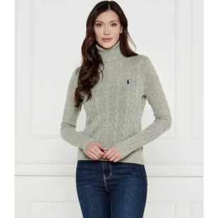 POLO RALPH LAUREN Wełniany golf Regular Fit z dodatkiem kaszmiru - Swetry damskie - miniaturka - grafika 1