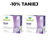 Przeziębienie i grypa - Naturell, Zestaw Folian kwas foliowy, 2x60 tabletek - miniaturka - grafika 1