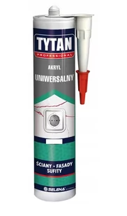 Akryl uniwersalny 280 ml szary TYTAN PROFESSIONAL - Silikony - miniaturka - grafika 1