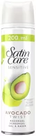 Kosmetyki do golenia - Gillette Żel do golenia dla Kobiet Satin Care Sensitive Avocado Twist 200ml pianka do golenia 200ml (6) [D,GB,NL] - miniaturka - grafika 1