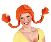Dodatki do strojów karnawałowych - Boland Peruka party "Pipi - Rudzielec", ruda - miniaturka - grafika 1