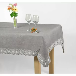 Obrus 85 x 85 Dekoracyjny Rand 930 Szary - Obrusy i serwetki - miniaturka - grafika 3