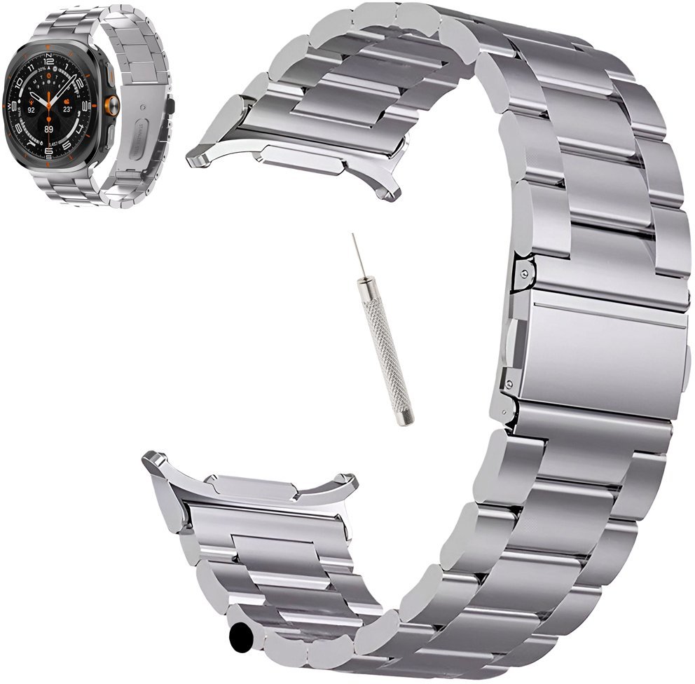 ChronSmarta Pasek / bransoleta ChronSmarta do smartwatch'a Samsung Galaxy Watch Ultra 47mm Srebrny