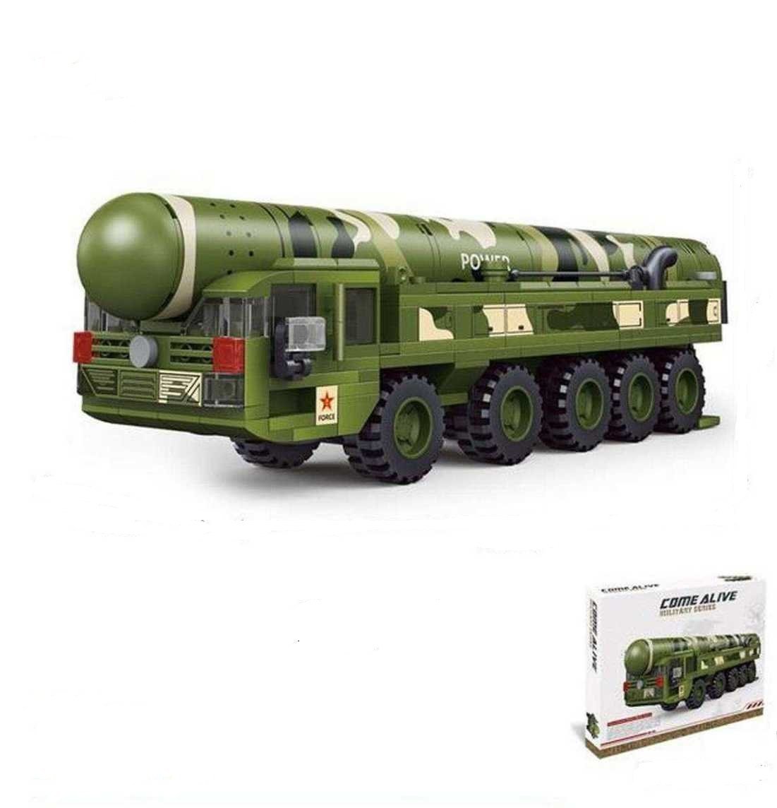 KLOCKI MILITARY – WOJSKOWA WYRZUTNIA RAKIET NA POJEŹDZIE - 377 ELEMENTÓW