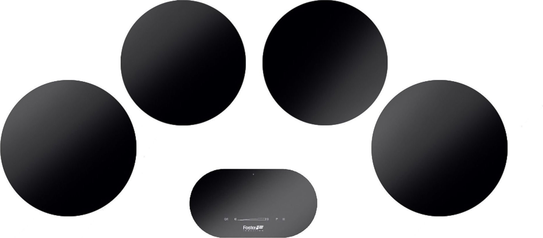 Foster MODULAR PACK 4 COOKING ZONES BLACK