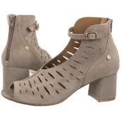 Botki damskie - Botki Beżowe 06893-10/00-1 (MA1336-b) Maciejka - miniaturka - grafika 1