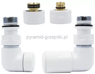 Varioterm Zawór regulacyjny Vision ze złączką PEX/CU - biały alu-pex - PEX 16mm prawy VIR06P(PEX) - Zawory i kraniki - miniaturka - grafika 1
