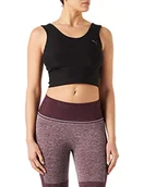 Koszulki i topy damskie - PUMA Damska koszulka bez rękawów Studio Yogini Luxe Crop - miniaturka - grafika 1