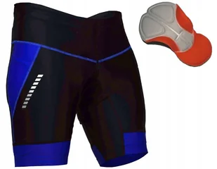 Spodenki Rowerowe Męskie krótkie Na Rower Z Wkładką Coolmax Odblaskowe XL - Spodenki rowerowe - miniaturka - grafika 1