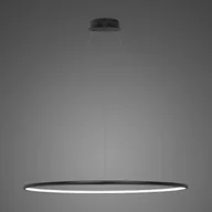 Lampy sufitowe - Lampa wisząca Ledowe Okręgi No.1 Φ100 cm in 3k czarna ściemnialna Altavola Design - miniaturka - grafika 1