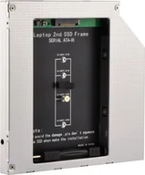 Obudowy i kieszenie na dyski twarde - Kieszeń Gembird ramka 5.25 - M.2 SSD w miejsce CD/DVD 12.7mm A-SATA12M2-01 - miniaturka - grafika 1