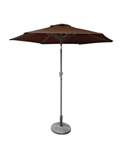Parasol ogrodowy EVELO mocca - Parasole ogrodowe - miniaturka - grafika 1