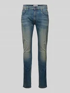 Spodnie męskie - Jeansy o kroju slim fit z 5 kieszeniami model ‘ANBASS’ - miniaturka - grafika 1