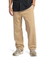 Spodnie męskie - Quiksilver Spodnie Taxer Regular Twill Pant Brązowe XS - miniaturka - grafika 1