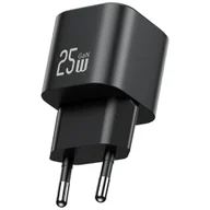 Ładowarki do telefonów - Ładowarka sieciowa USAMS JC Series CC289 25W GaN Mini Fast Charger USB-C czarny - miniaturka - grafika 1