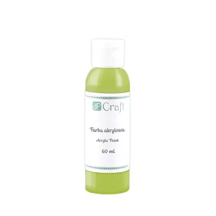 Craft Farba akrylowa 60 ml jasnozielona DP - Przybory szkolne - miniaturka - grafika 2