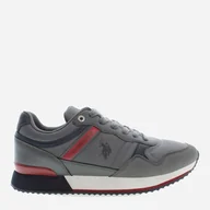Sneakersy męskie - Buty sportowe męskie U.S. Polo Assn Sneaker GARMY001MBYS2 42 Szare (8055197301272) - miniaturka - grafika 1