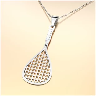 Zawieszka srebrna rakieta squash - Zawieszki - miniaturka - grafika 2