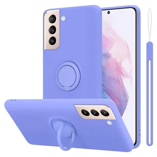 Pokrowiec Do Samsung Galaxy S21 PLUS w LIQUID JASNY FIOLET Etui TPU Obudowa Ochronny Case Cover Plecki Cadorabo - Etui i futerały do telefonów - miniaturka - grafika 1