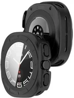Akcesoria do smartwatchy - Bizon Etui ze szkłem do zegarka Case+Glass Watch do Galaxy Watch Ultra 47 mm, czarne matowe - miniaturka - grafika 1