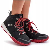 Buty trekkingowe męskie - Trapery Buty Sportowe Big Star KK274217 Memory Foam System Czerwone 39 - miniaturka - grafika 1