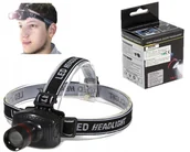 Latarki - Mocna Latarka Czołowa Led Zoom Cree Czołówka - miniaturka - grafika 1