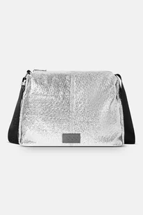 Błyszcząca torebka na ramię Nobo srebrna - Torebki damskie - miniaturka - grafika 1
