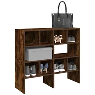 Pokrowce na ubrania - Stojaki na buty 2 szt., przydymiony dąb, 89,5x30x40 cm Lumarko! - miniaturka - grafika 1