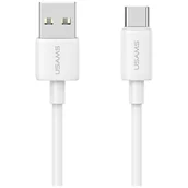 Kable USB - Kabel USAMS YD Series SJ708 18W 3A USB-A do USB-C 1m biały - miniaturka - grafika 1