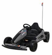 Pojazdy elektryczne dla dzieci - Gokart Speed 7 Drift King na akumulator dla dzieci Szary + Funkcja driftu + Sportowe siedzenie + 2 Prędkości + EVA - miniaturka - grafika 1