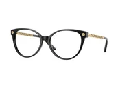Okulary korekcyjne, oprawki, szkła - Dioptrie szkieł Versace VE3353 GB1 - miniaturka - grafika 1