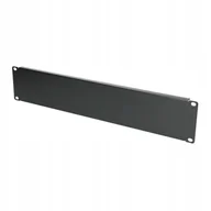 Akcesoria do szaf serwerowych - Extralink Panel frontowy 19&quot; 2U czarny - miniaturka - grafika 1