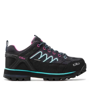 Trekkingi CMP Moon Low Wmn Trekking Shoe Wp 31Q4786 Czarny - Buty trekkingowe damskie - miniaturka - grafika 1