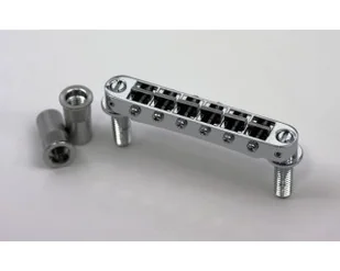 Tonepros TonePros T3BT-C - Tune-o-matic Bridge, mostek do gitary, chromowany - Inne akcesoria gitarowe - miniaturka - grafika 1