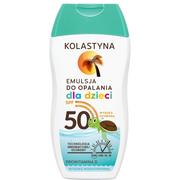 Balsamy i kremy do opalania - Kolastyna Emulsja do opalania dla dzieci SPF50 - miniaturka - grafika 1